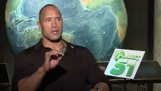 Dwayne The Rock Johnson interview for Planet 51 in HD