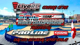 2016 IFMAR 1:8 Nitro Buggy Worlds - Saturday Finals Day