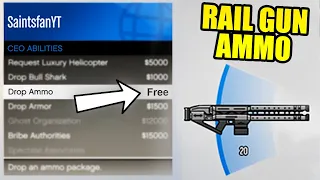 GTA Online | How to Get FREE RAIL GUN AMMO