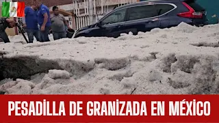 Hail Storm in Mexico! The city was covered in ice!