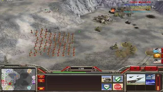 CHINA Infantry - Command & Conquer Generals Zero Hour - 4 vs 4 HARD Gameplay