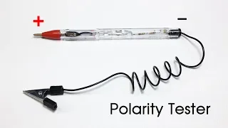 DIY Polarity Tester  positive negative finder