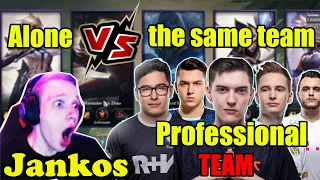 Jankos alone VS with 5 professional players ( Broken Blade, Selfmade. ) and SMITE KEKW|Jankos stream