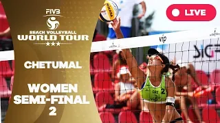 Chetumal 3-Star - 2018 FIVB Beach Volleyball World Tour – Women Semi Final 2