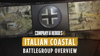 Company of Heroes 3 - Hammer & Shield - Italian Coastal Battlegroup