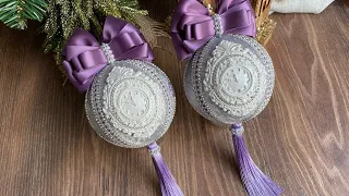 Елочные игрушки своими руками.  Handmade Christmas decorations