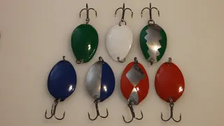 Making fishing lures out of spoons