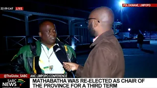 ANC Limpopo re-elects Stan Mathabatha as provincial chairperson: Abongile Dumako shares more