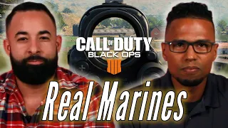 Real Marines Try To Survive Blackout In Call of Duty: Black Ops 4 • Professionals Play