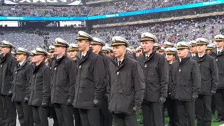 Naval Academy March On 2021 Army Navy Game from Field Level by SALRADIO