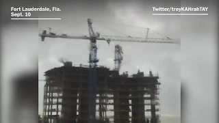 Cranes kept collapsing in South Florida during Hurricane Irma