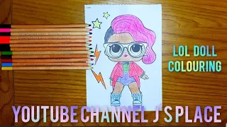 Lol Surprise Dolls Colouring Book Pages #shorts #art #colouring #draw #lolsurprise