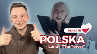 EUROWIZJA 2024: Luna reprezentantką Polski! | LUNA - The Tower | REAKCJE