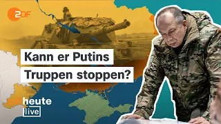 Kann Syrskyj Putins Truppen stoppen? Neuem Armeechef droht Niederlage in Awdijiwka | ZDFheute live