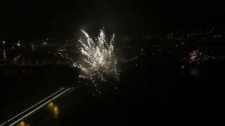 New Years Eve Fireworks over Vienna 2019-20