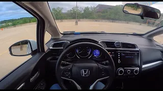 {ASMR} 2018 Honda Fit Sport 6-Speed Manual POV Quick Drive, Binaural Audio (put headphones on)