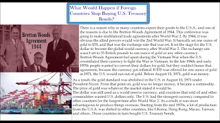 What Would Happen if Foreign Countries Stop Buying U S  Treasury Bonds