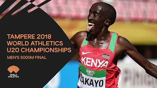 Men's 5000m Final - World Athletics U20 Championships Tampere 2018