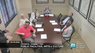 05/05/22 Council Committees: Public Facilities Arts & Culture