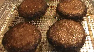 Prime Rib Steak Burgers Cooked in the Cuisinart