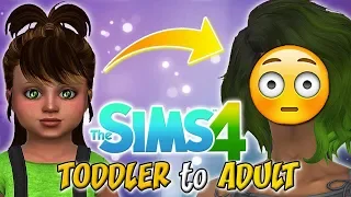 The Sims 4: Toddler to Adult CAS Challenge ...EXTREME SLIDER EDITION