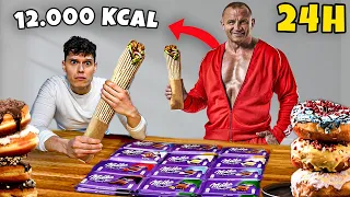 Jadłem Ulubione Cheat Meale PUDZIANA przez 24H (Ponad 12.000 kcal)