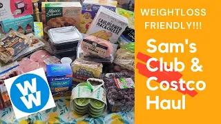 Weight Watchers | MASSIVE Grocery Haul | Sam's Club | Costco