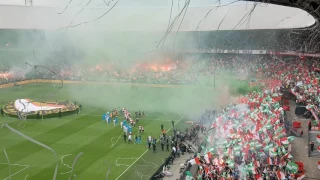 Feyenoord Kampioen 2016-2017 opkomst spelers