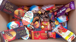 chocolate video show, KitKat, kinder Joy, dairy milk, Oreo biscuit, cardboard chocolate asmr