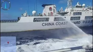 China Coast Guard fires water cannon at Philippines boat | AFP