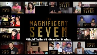 The Magnificent Seven - Official Trailer #1 (Reaction Mashup)