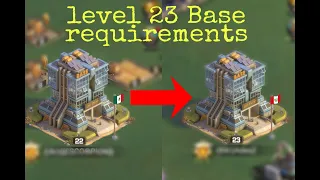 Last Shelter survival Base Laval 23 upgrade requirements