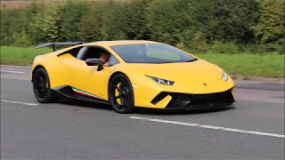 Lamborghini Huracan Performante At Car Show - LOUD V10 Sounds!