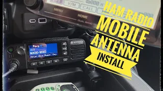 New Truck! - Ham Radio Mobile antenna install.