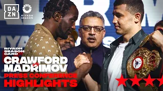 Riyadh Season: Crawford vs. Madrimov Announcement Press Conference Highlights