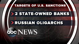 Russia downplays the impact of economic sanctions targeting banks, oligarchs
