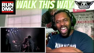 FIRST TIME HEARING RUN DMC - Walk This Way (Official HD Video) ft. Aerosmith REACTION