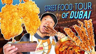 Filipino CHEAP EATS STREET FOOD Tour of Dubai | $2 EATS! 🍛
