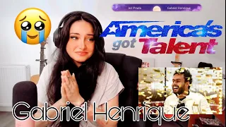 Reacting to @GabrielHenriqueMusic  in AGT !! golden buzzer!!