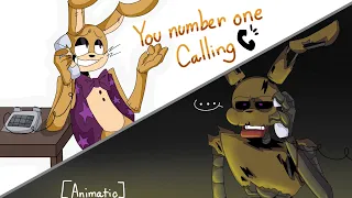 It you number one calling || Animatic || Fnaf Security Breach || ft.Glitchtrap,Burntrap