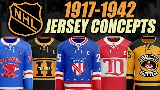 NHL 1917-1942 Era Jersey Concepts!