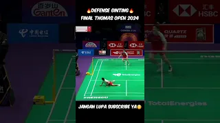 🔥Defense Ginting Demi Memperthankan Satu Poin🔥 #thomascup2024 #anthonysinisukaginting #shiyuqi