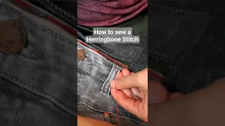 How to Sew a Herringbone Stitch - Whitney Sews