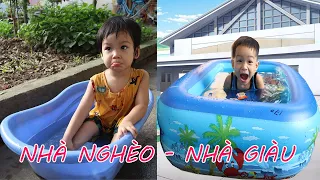 Bồn Tắm Nhà Nghèo VS  Bể bơi con Nhà Giàu - Su Family