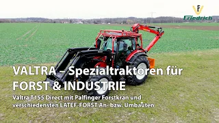 VALTRA – Spezialtraktoren für FORST & INDUSTRIE – Anwendungen