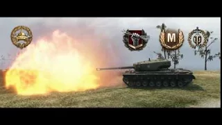 T30 7.6k Damage Ace Tanker Top Gun!  WoT Replay