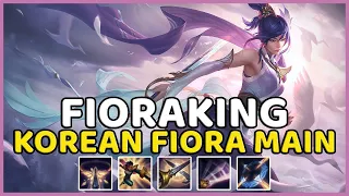 FIORAKING - KOREAN FIORA MAIN "FAST COMBO" | Best Fiora Plays