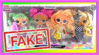 FAKE L.O.L Surprise 4 pack! Winter Disco OMG?