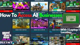 How To Access All Businesses Master Control Terminal GTA Online Drone Station