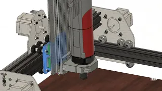 makerCARVER Upgrade - Replacing V-wheels with Linear Guides on the Z-axis.